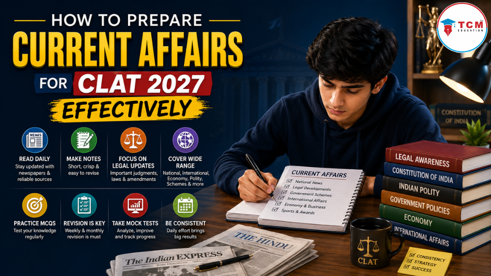 How to Prepare Current Affairs for CLAT 2027 Effectively