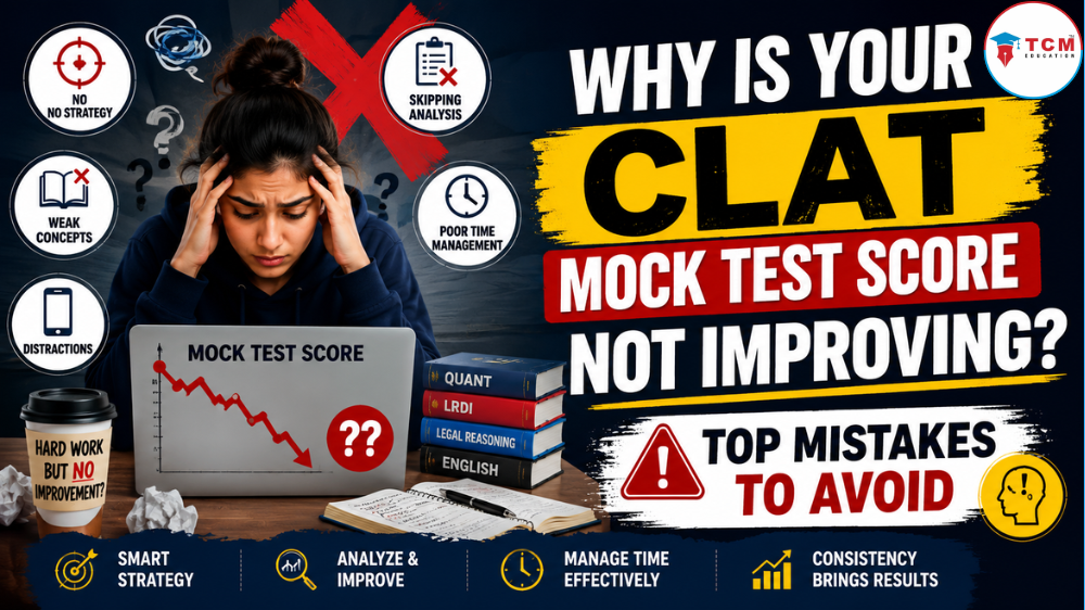Why Is Your CLAT Mock Test Score Not Improving Top Mistakes to Avoid