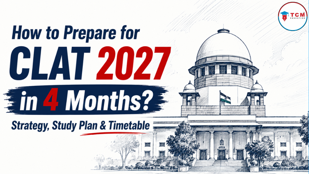 How to Prepare for CLAT 2027 in 4 Months: Strategy, Study Plan & Timetable