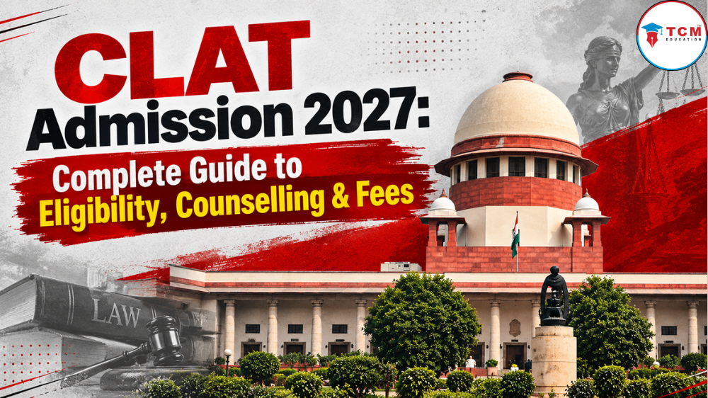 CLAT Admission 2027 Complete Guide to Eligibility, Counselling & Fees