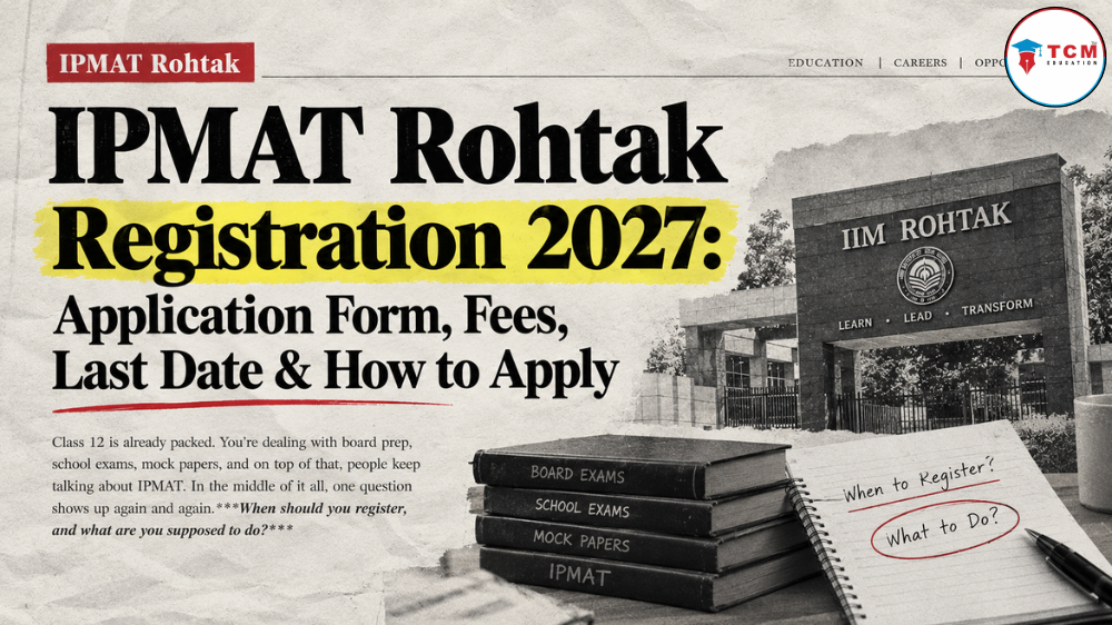IPMAT Rohtak Registration 2027: Application Form, Fees, Last Date & How to Apply