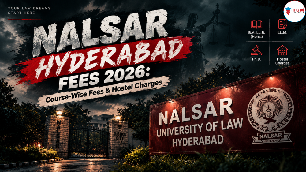 NALSAR Hyderabad Fees 2026 course-wise fee structure and hostel charges