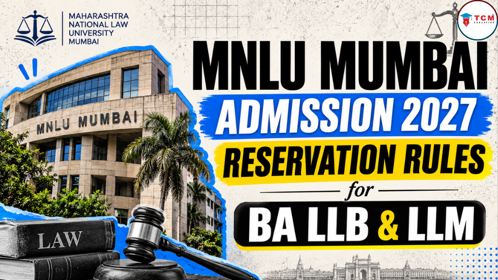 MNLU Mumbai Admission 2027 reservation rules for BA LLB and LLM courses